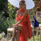 CHIFFON SCARF ORANGE
