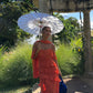 CHIFFON SCARF ORANGE